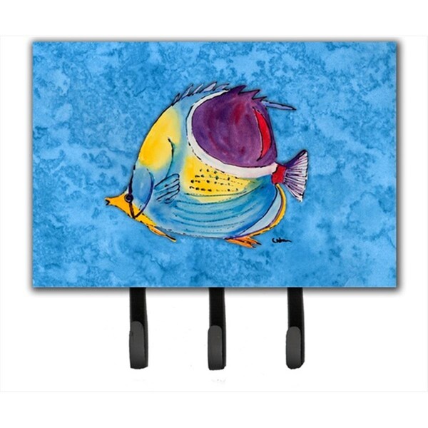 Carolines Treasures 6 x 9 In. Tropical Fish Leash or Key Holder 8676TH68 - main